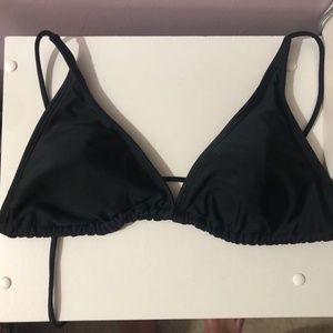 Black bathing suit top